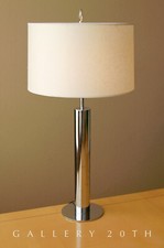 SLEEK MID CENTURY NESSEN CHROME DESK LAMP PANTON ATOMIC AGE 60'S 50'S VINTAGE picture