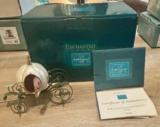 WDCC An Elegant Coach for Cinderella Enchanted Places Box COA Disney picture