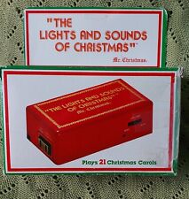 Vintage Mr Christmas The Lights And Sounds Of Christmas Music  Red 1981 Works picture