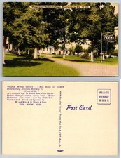 Vintage Wedgewood Modern Cottages Mountainburg Arkansas MWM Duratone Postcard picture