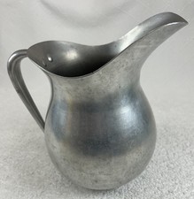 Vintage VIKO Aluminum Pitcher w/Handle Farmhouse Cottage Core Decorative **READ* picture
