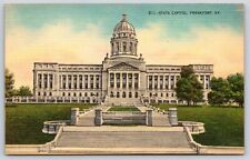 Frankfort KY-Kentucky, State Capitol Building, Antique Vintage Post Card picture