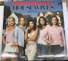 2006 DESPERATE HOUSEWIVES VTG CALENDAR TERI HATCHER EVA LONGORIA MARCIA SEALED picture