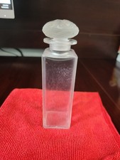 Vintage René Lalique for Coty Tall Scent Bottle with Frosted Stopper Art Deco picture