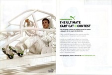 2006 • PUMA SHOES KART CAT CONTEST print ad •  Y2K 2000s ADS-67 picture