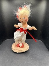 Annalee Doll 0390 Girl in White Dress Dancing 8