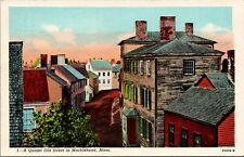 A Quaint Old Street in Marblehead MA Massachusetts Postcard picture