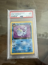 1999 Pokemon - Team Rocket 1st Edition - Dark Vaporeon #45 PSA 9 picture
