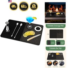 3-in-1 Folding Bar Mat with Cutting Board, 18