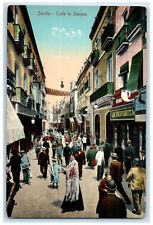 c1910 La Favorita Store La Sierpes Street Sevilla Spain Unposted Postcard picture