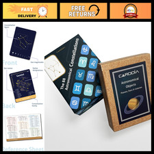 Astronomy Flash Cards Set - 88 Constellations & Astronomical Objects Learning To picture