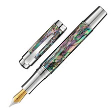 Laban Abalone Fountain Pen - Silver picture