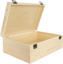 LANIAKEA Unfinished Wood Box, 12