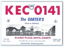 1940 Kec 0141 Carter's Van Jimmie Alamo Plaza Hotel Jackson Mississippi Postcard picture