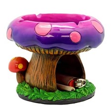 Fantastical Mushroom House Ashtrays with Storage - Cool Ashtrays for Weed Smo... picture