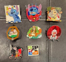 lot of 8 Authentic Disney Parks Pins- Do Not Have Backer Cards picture