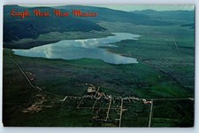 c1960 Eagle Nest New Mexico Vintage Postcard Nestled Mountains Lake Aerial View picture