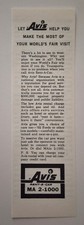 Vintage Seattle World's Fair - Avis Rent A Car - 1962 AD Classic Automobile Art picture