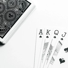 Misc. Goods Co. Black Embossed Premium Quality Playing Cards NEW picture