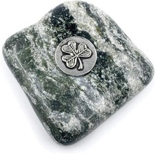 IRISH J.C. Walsh & Sons CONNEMARA MARBLE SHAMROCK Dublin, IRELAND picture