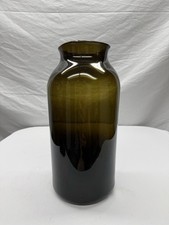 Antique 1700's Green Freeblown French Utility Jar - Pontil picture