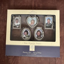 2003 Hallmark Keepsake The Family Tree Starter Kit Set of 5 Photo Frames NEW picture