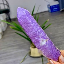 130G Natural Inner Mongolia purple fluorite crystal calcite symbiotic mineral picture