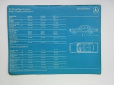 1977 MERCEDES-BENZ Technical Specifications 240 300 Diesel 280E picture