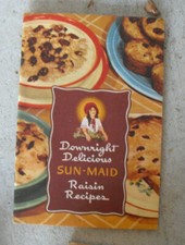 Vintage 1950s Booklet Downright Delicious Sun-Maid Raisin recipes picture