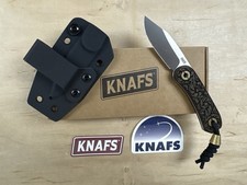 Knafs Limited Edition Lander 4 - Filigree Paper Micarta - Clip Point S35VN picture