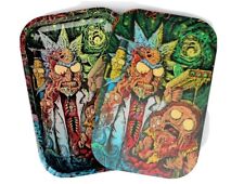 EyeCandy Rolling Tray with 3D Art Magnetic Lid Tray | R&M Monsters | Brand New picture
