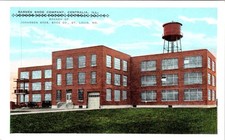 Centralia, IL Illinois  BARNES SHOE COMPANY  Factory/Plant  ca1920's Postcard picture
