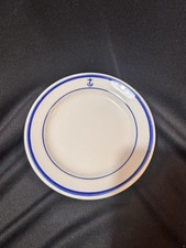 Vintage Homer Laughlin US NAVY Fouled Anchor 6.25” Dessert Plate 1983 ONE SINGLE picture