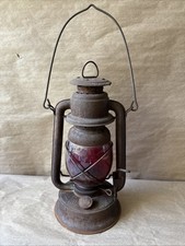 Vintage Dietz Little Supreme 150 Lantern Red Glass picture