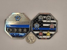 Challenge / Trading Coin Chicago Police Dark City Coin picture