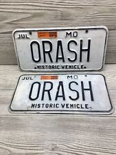 1990 Historical License Plate MO  picture