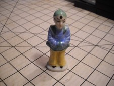 Oriental Man w/ Ponytail Figurine. Japan. Small picture