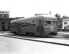 Streamline street car ca 1935 Historic Old Photograph 1 picture