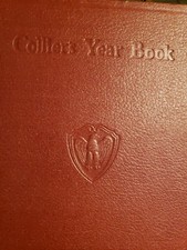 1949 Colliers Yearbook Maroon Hardbound Edition Covering The Year 1948 picture