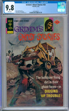 Grimm's Ghost Stories 33 CGC Graded 9.8 NM/MT White Gold Key 1976 picture