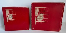 VINTAGE Dayton's Department Store Santa Claus CHRISTMAS GIFT BOXES Minneapolis picture