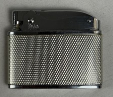 Vintage Noble Super Automatic Lighter Japan Chrome Engine Turned  picture