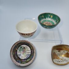 Japanese Sake Cups Lot Of 4 picture