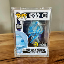 ⭐️STAR WARS FUNKO: Ewan McGregor signed Obi-Wan Kenobi GLOW CHASE 3000PCS - SWAU picture