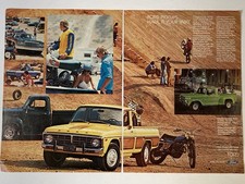 1976 Ford Truck Models Two Page Print Ad Courier F100 F150 picture
