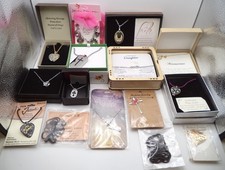Vtg Avon Christian Jewelry Lot Boxed Gifts Necklace Moonstone Daughter Cross picture