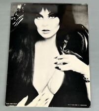 Elvira Fan Club Folder (1988) Mistress of the Dark Vintage Art Paper Holder picture