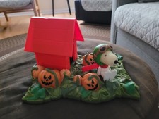 Peanuts Memory Lane It's The Great Pumpkin Snoopy WWI Flying Ace Playset 2002new picture