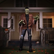7.5' Animated Frankenstein with LCD Eyes & Sound from Costco picture