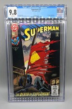 Superman #75 CGC 9.8  Death of Superman 1st Print Direct picture
